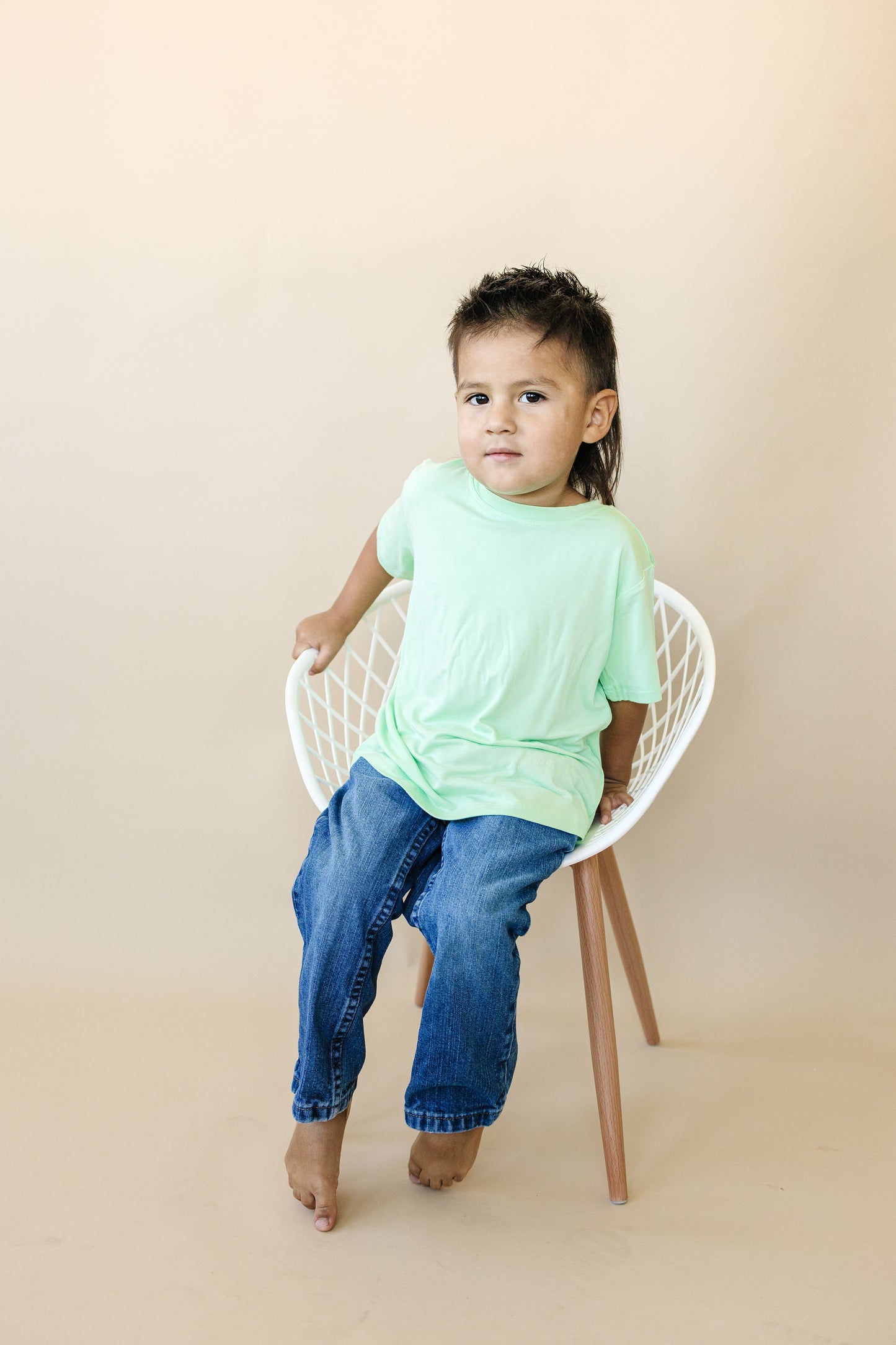 Lime Green Bamboo Tee Top