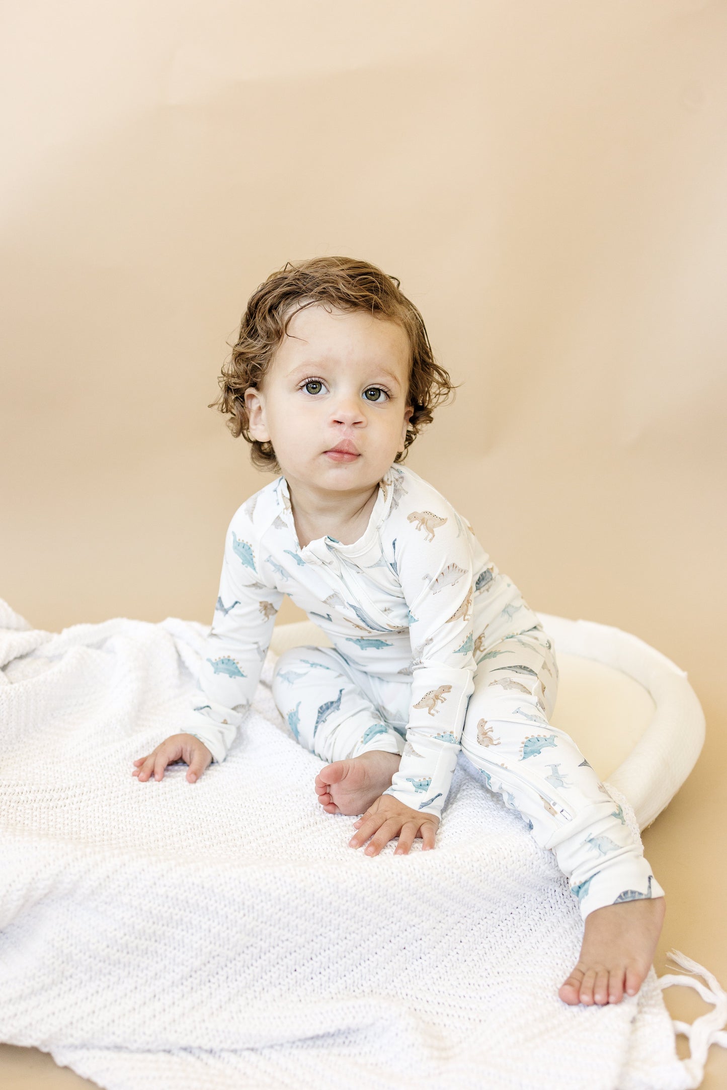 Snugglesaurus Bamboo Zippy Pajamas *9-12 months left