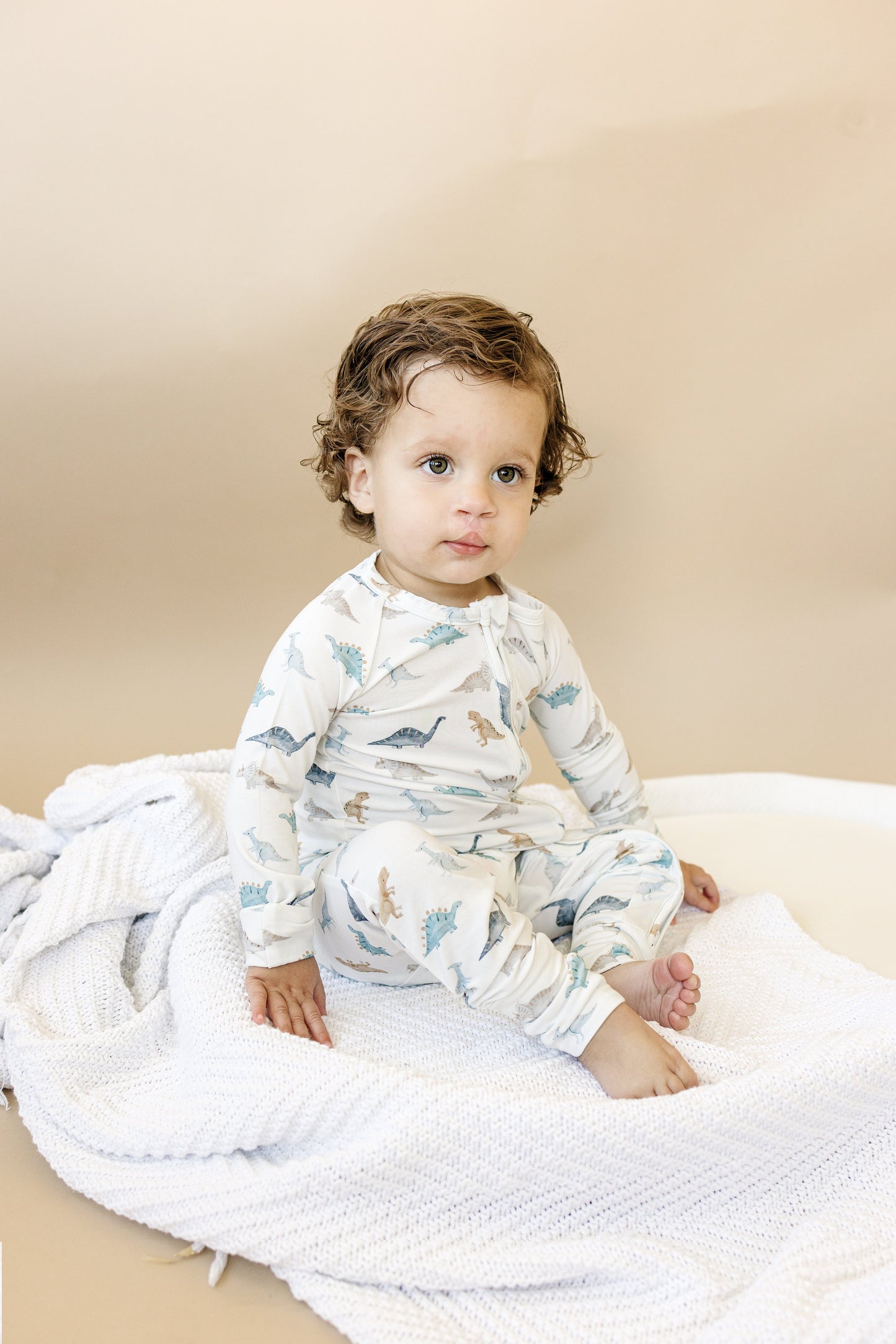 Snugglesaurus Bamboo Zippy Pajamas *9-12 months left