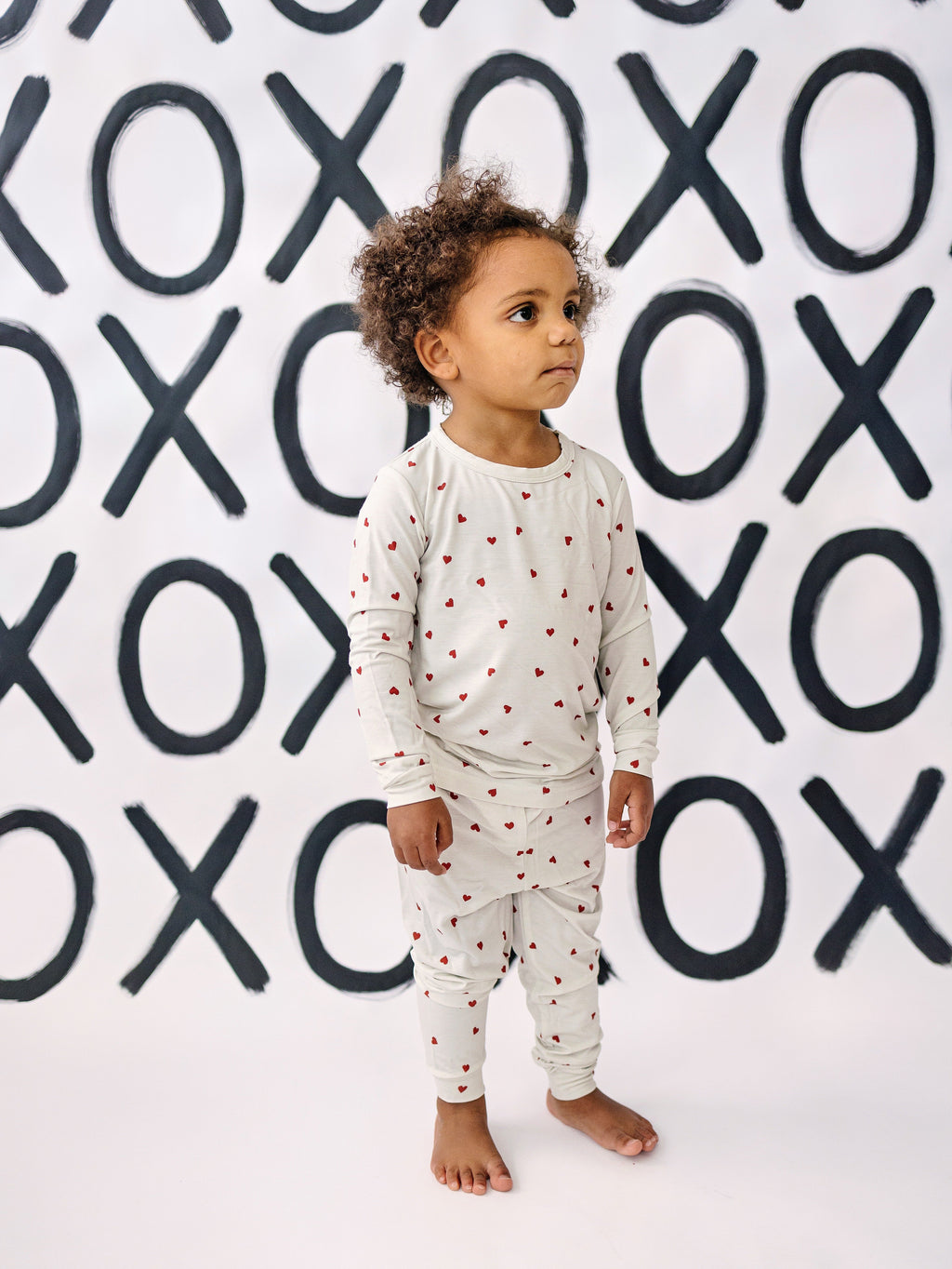 Tiny Hearts 2pc Bamboo Pajamas