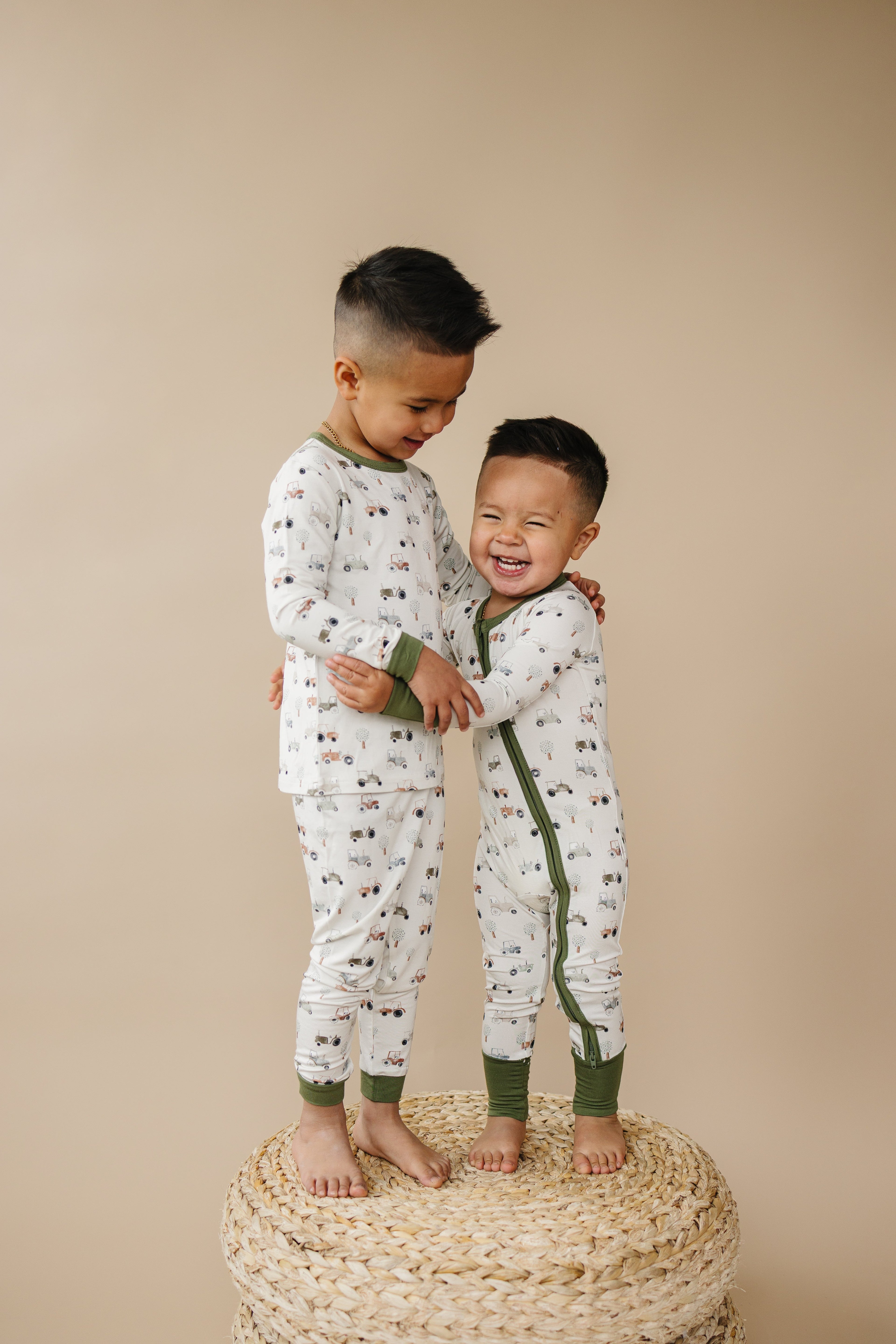 Tiny Tractors Bamboo Zippy Pajamas Romper