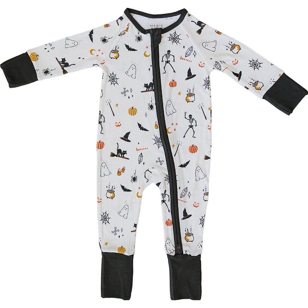 Halloween Bamboo Zipper Romper