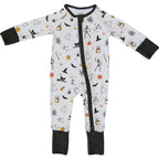 Halloween Bamboo Zipper Romper