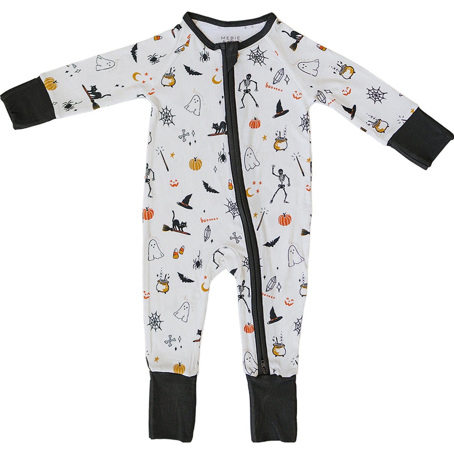 Halloween Bamboo Zipper Romper