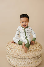Tiny Tractors Bamboo Zippy Pajamas Romper