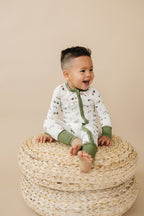 Tiny Tractors Bamboo Zippy Pajamas Romper