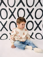 Teddy-Gram Crewneck Sweatshirt Top