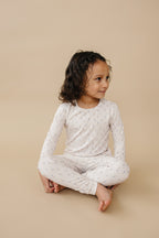 Tiny Tulips 2pc Floral Bamboo Pajamas