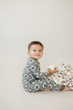 Southwest Aztec Ribbed Bamboo Cozy PJs