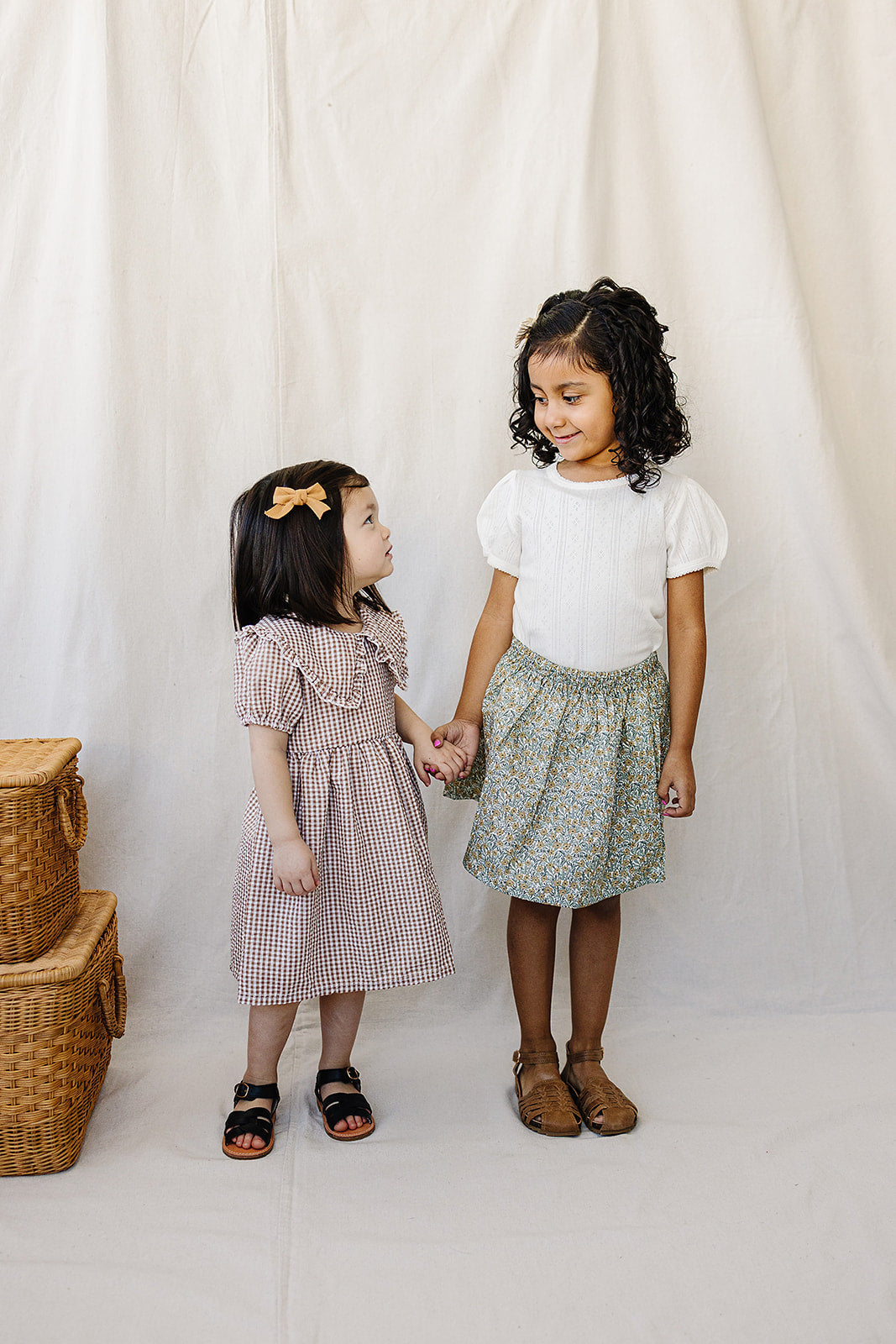 Golden Meadow Floral Skirt