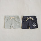 Slate Pocket Cotton Shorts