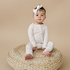 Tiny Tulips Bamboo Floral Zippy Romper Pajamas
