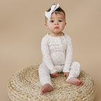 Tiny Tulips Bamboo Floral Zippy Romper Pajamas