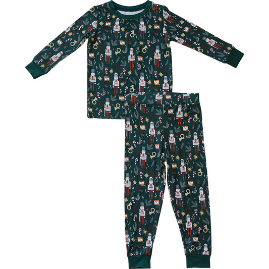 Green Nutcracker Bamboo Cozy PJs