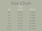 Tiny Trees Ribbed Bamboo Zippy Pajamas Romper