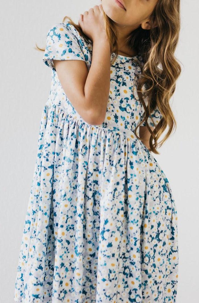 Oopsie Daisy Floral S/S Pocket Twirl Dress