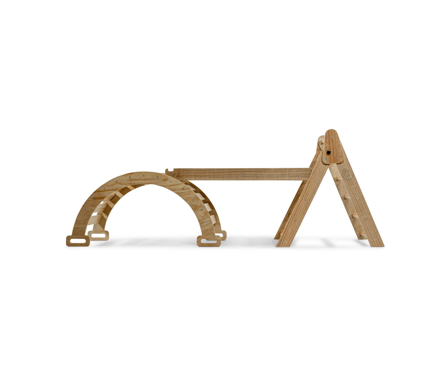 Hazel | Pikler Triangle, Slide & Rocker Set - Natural