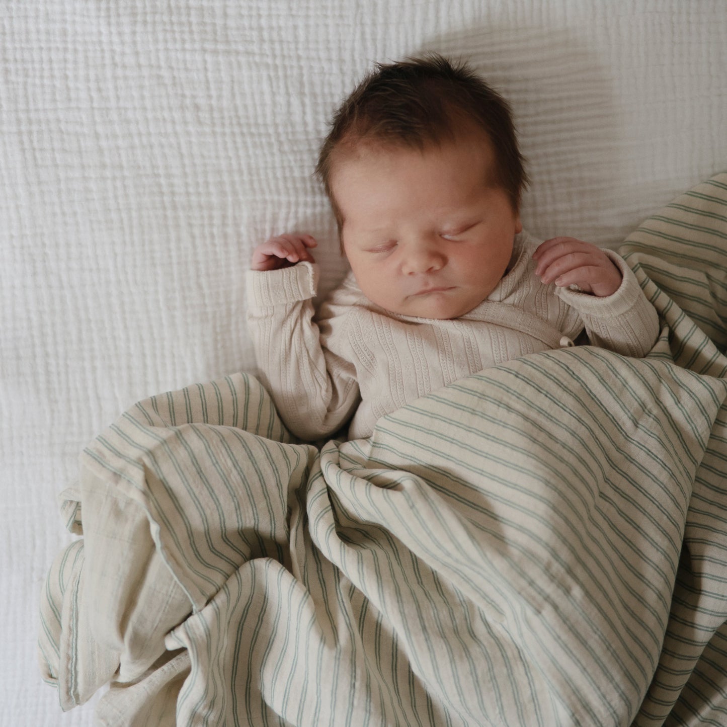 Organic Cotton Muslin Swaddle Blanket