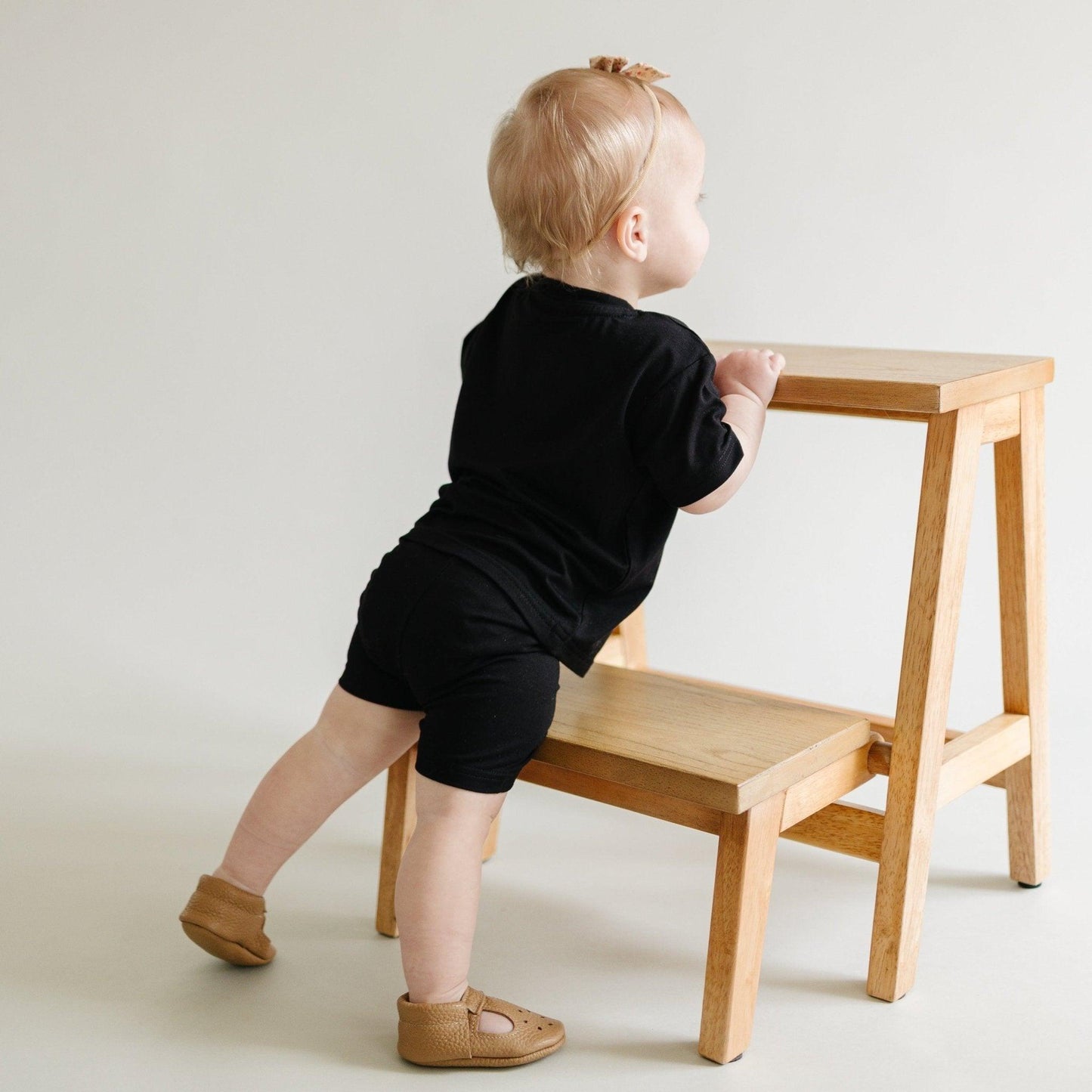 Bamboo Tee & Bike Shorts