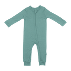 Larkspur Baby Zip Romper in Jade