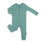 Larkspur Baby Zip Romper in Jade