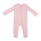 Larkspur Baby Zip Romper in Rose