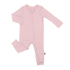 Larkspur Baby Zip Romper in Rose