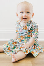 Vintage Vibes Twirl Bodysuit Romper