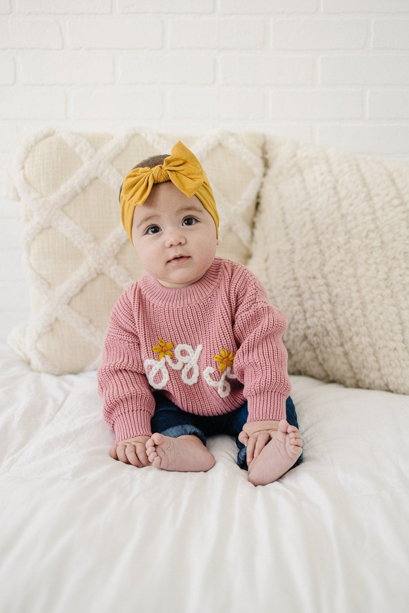 Big Sis Hand Embroidered Sweater Top