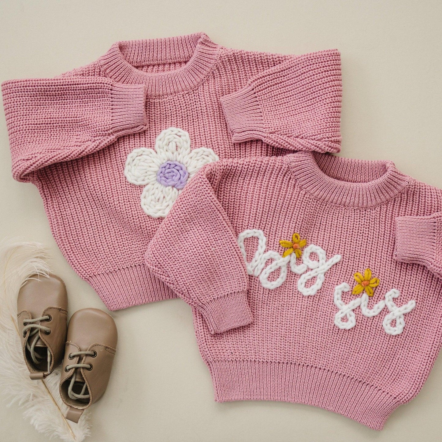 Big Sis Hand Embroidered Sweater Top