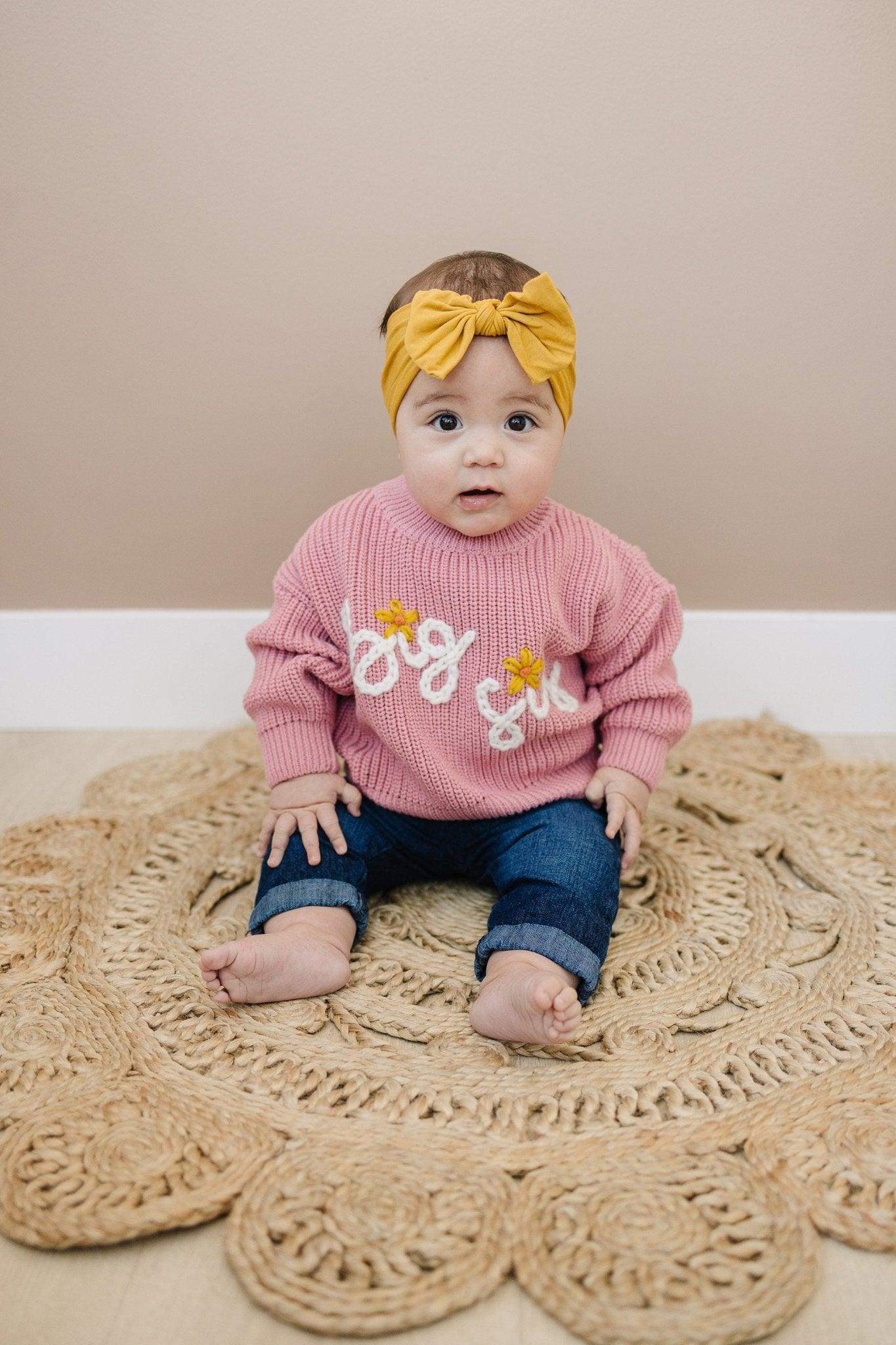 Big Sis Hand Embroidered Sweater Top