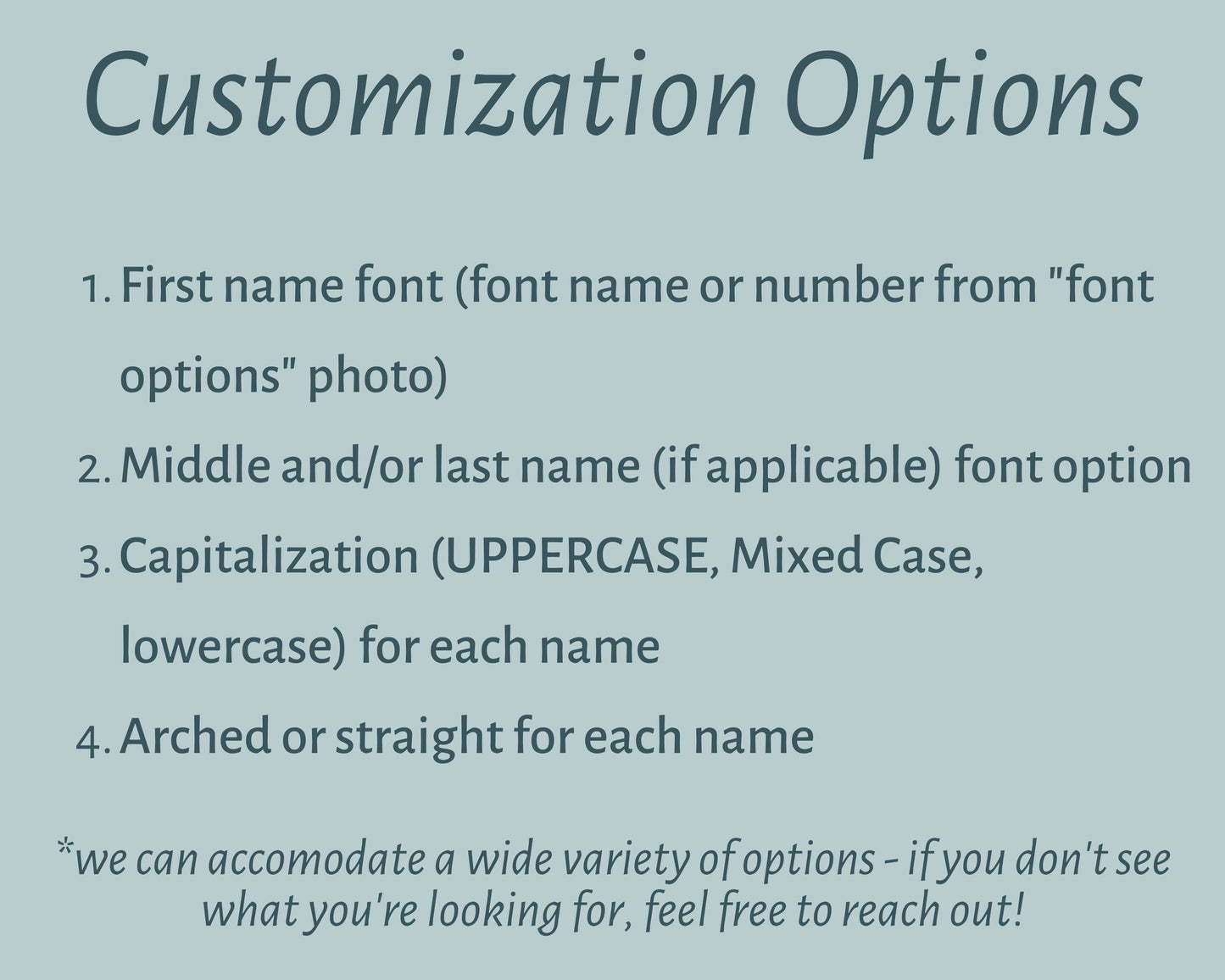 Custom Canvas Name Banner - Butterfly Font