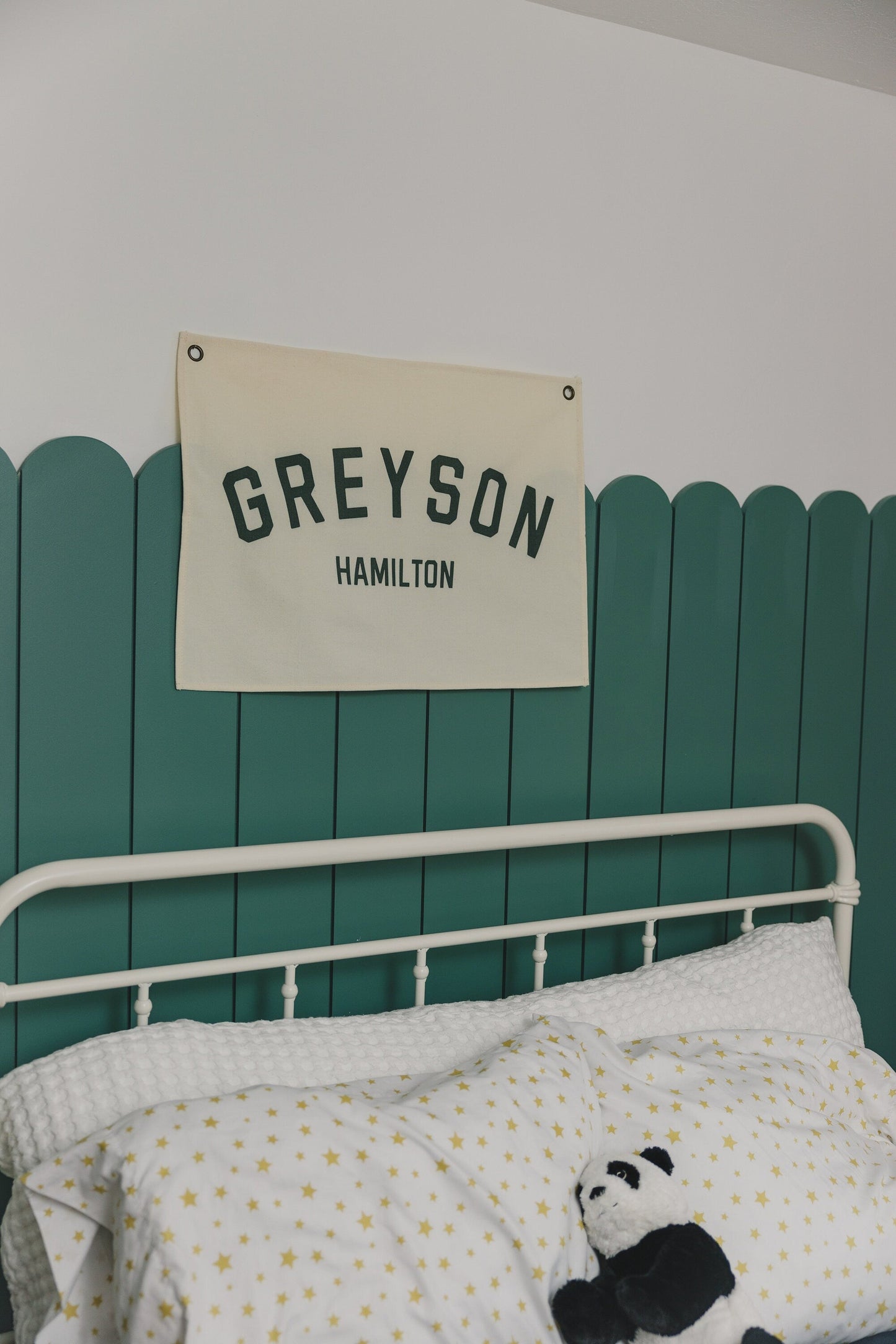 Custom Canvas Name Banner - Daisy Font