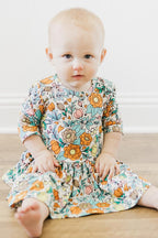 Vintage Vibes Twirl Bodysuit Romper