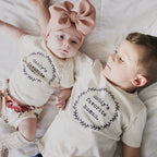 Daddy's Favorite Human Organic Cotton Baby Bodysuit Short Sleeve