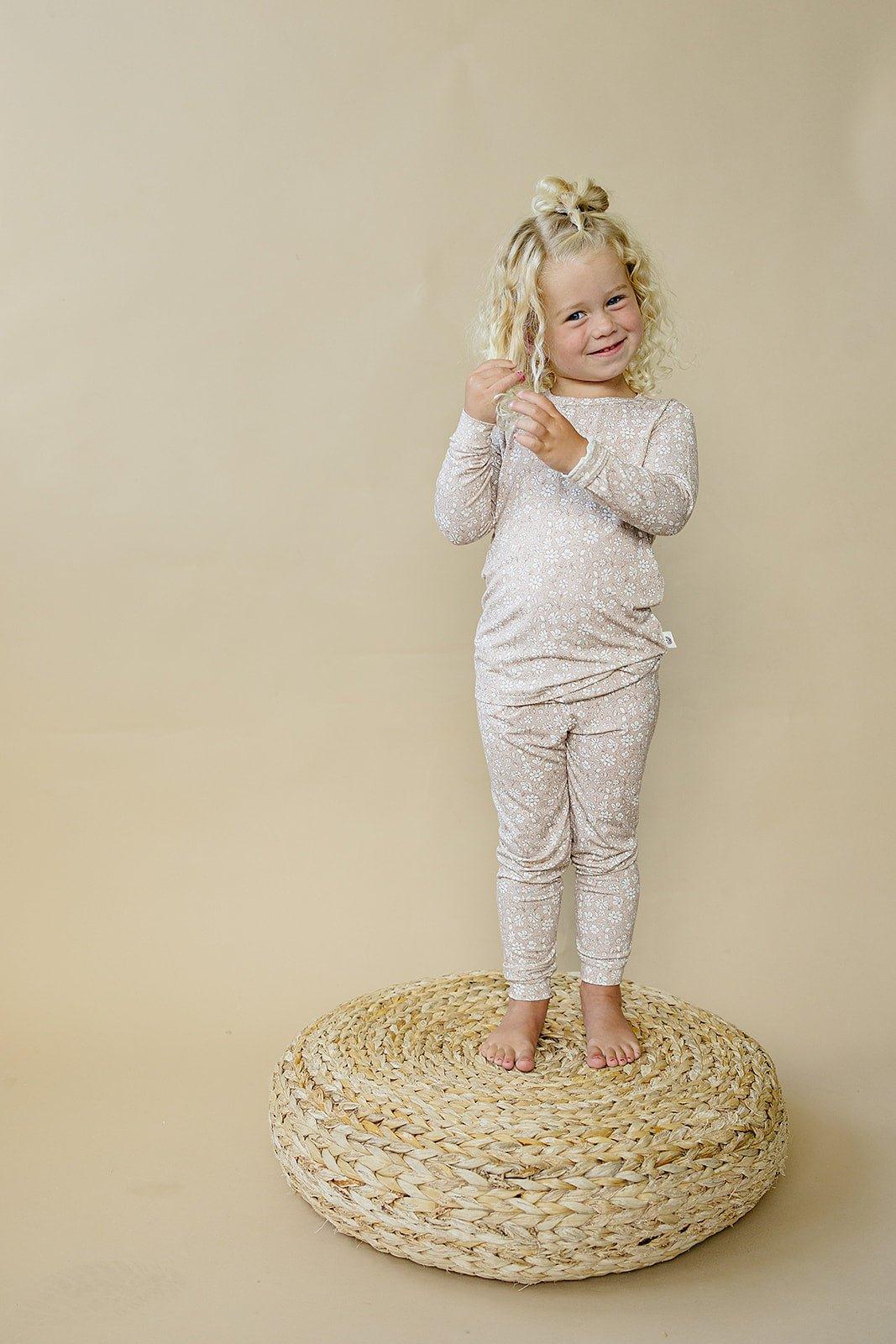 Dainty Ditsy 2pc Bamboo Pajamas Floral Set
