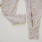 Dainty Ditsy Bamboo Zippy Floral Zipper Romper