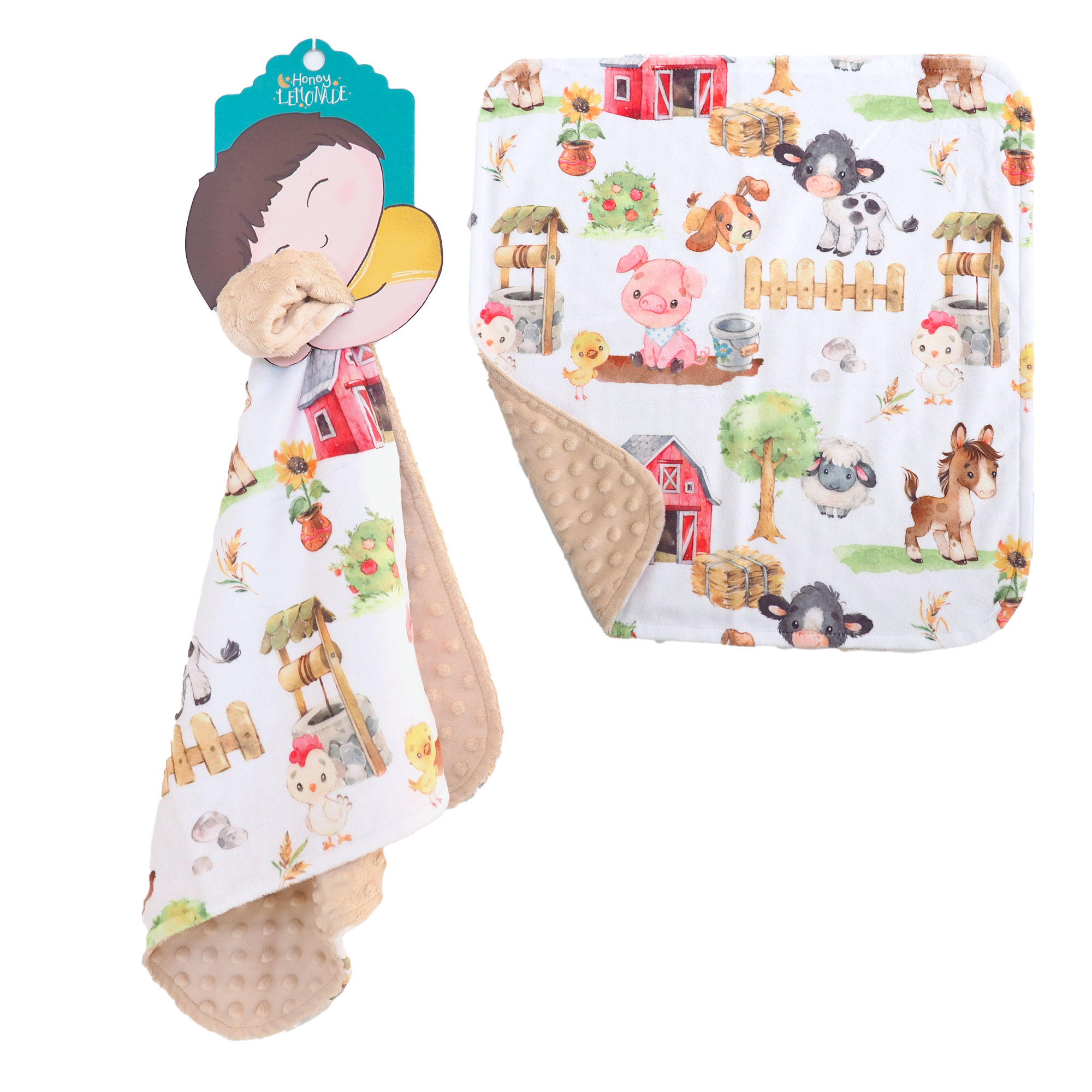 Mini Minky - Farm Animals Blanket