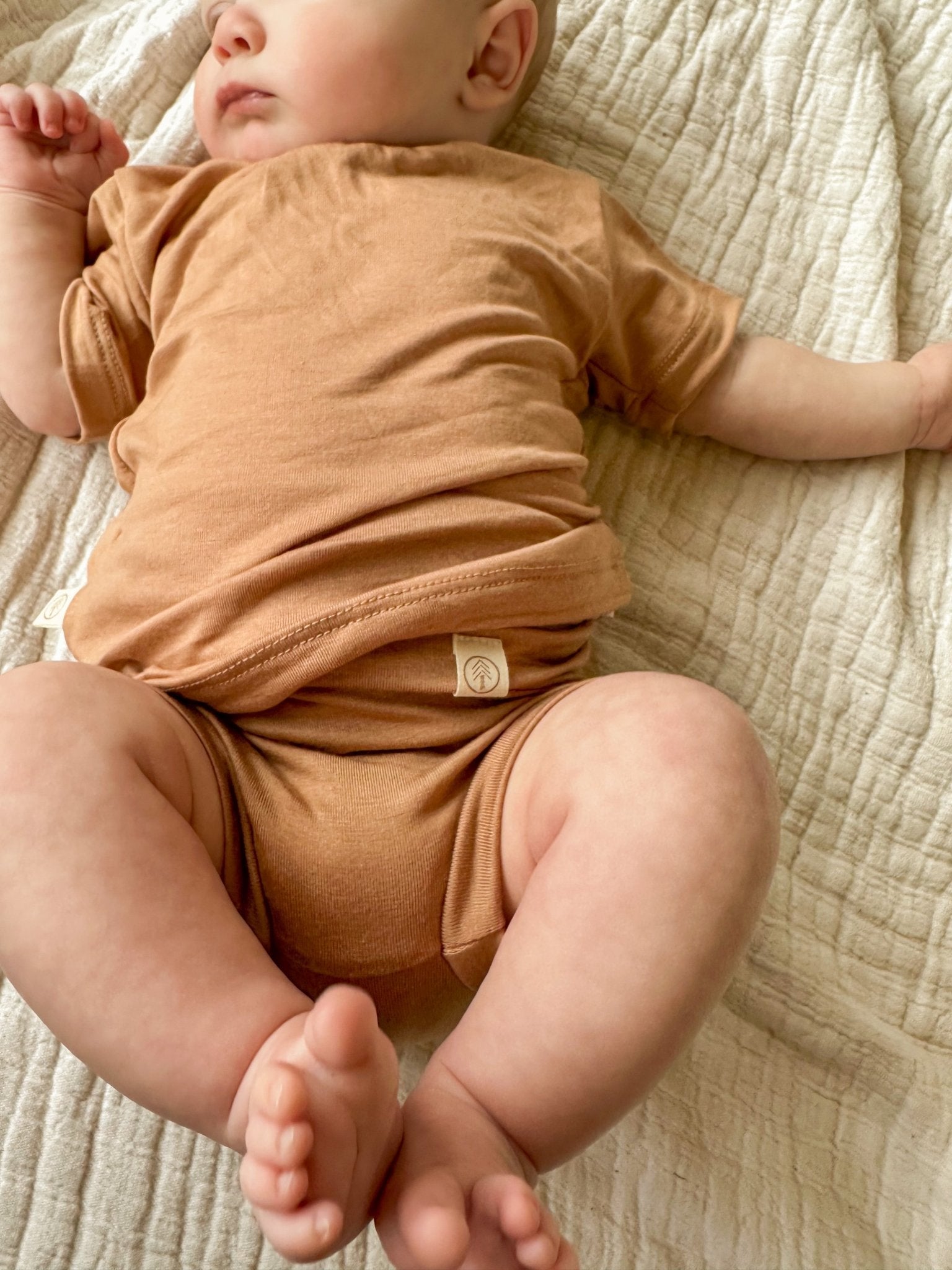 Fold-Over Bloomers | Baby & Toddler | Luxury Bamboo | Clay