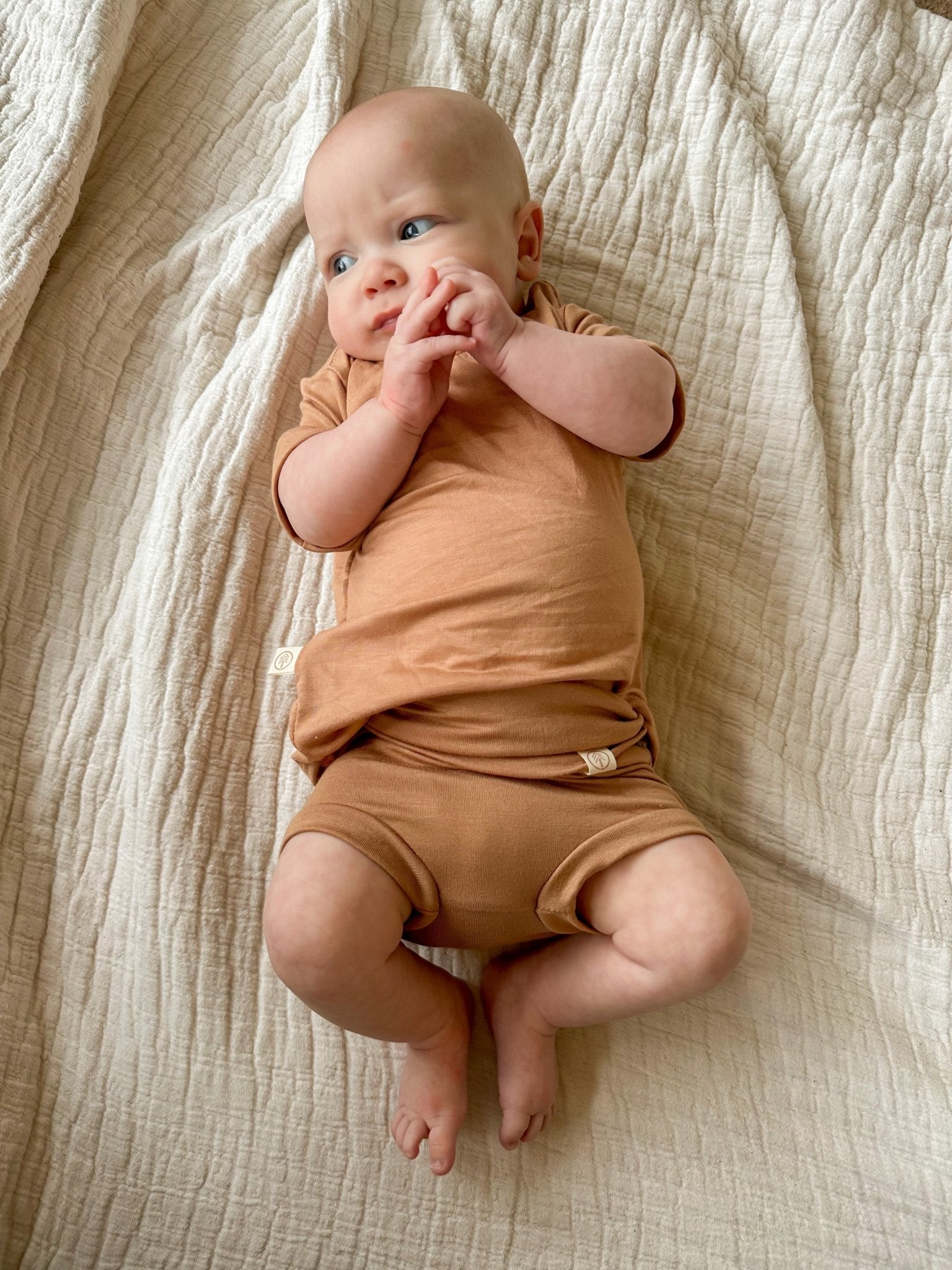 Fold-Over Bloomers | Baby & Toddler | Luxury Bamboo | Clay