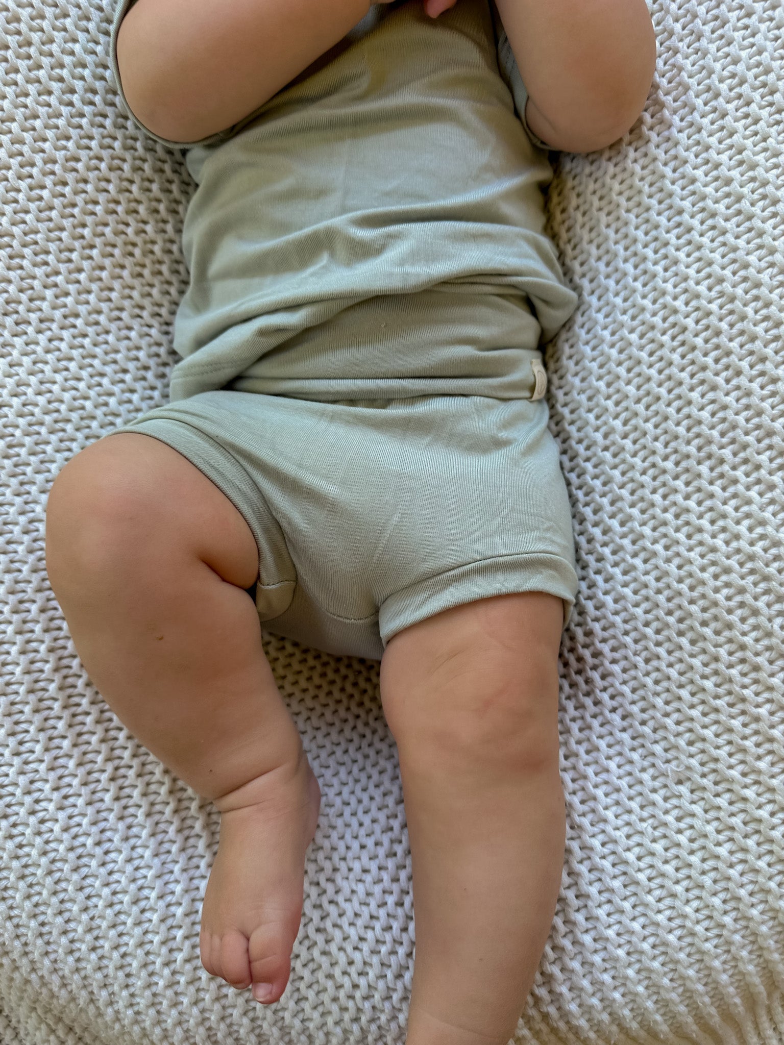 Fold-Over Bloomers | Baby & Toddler | Luxury Bamboo | Sage