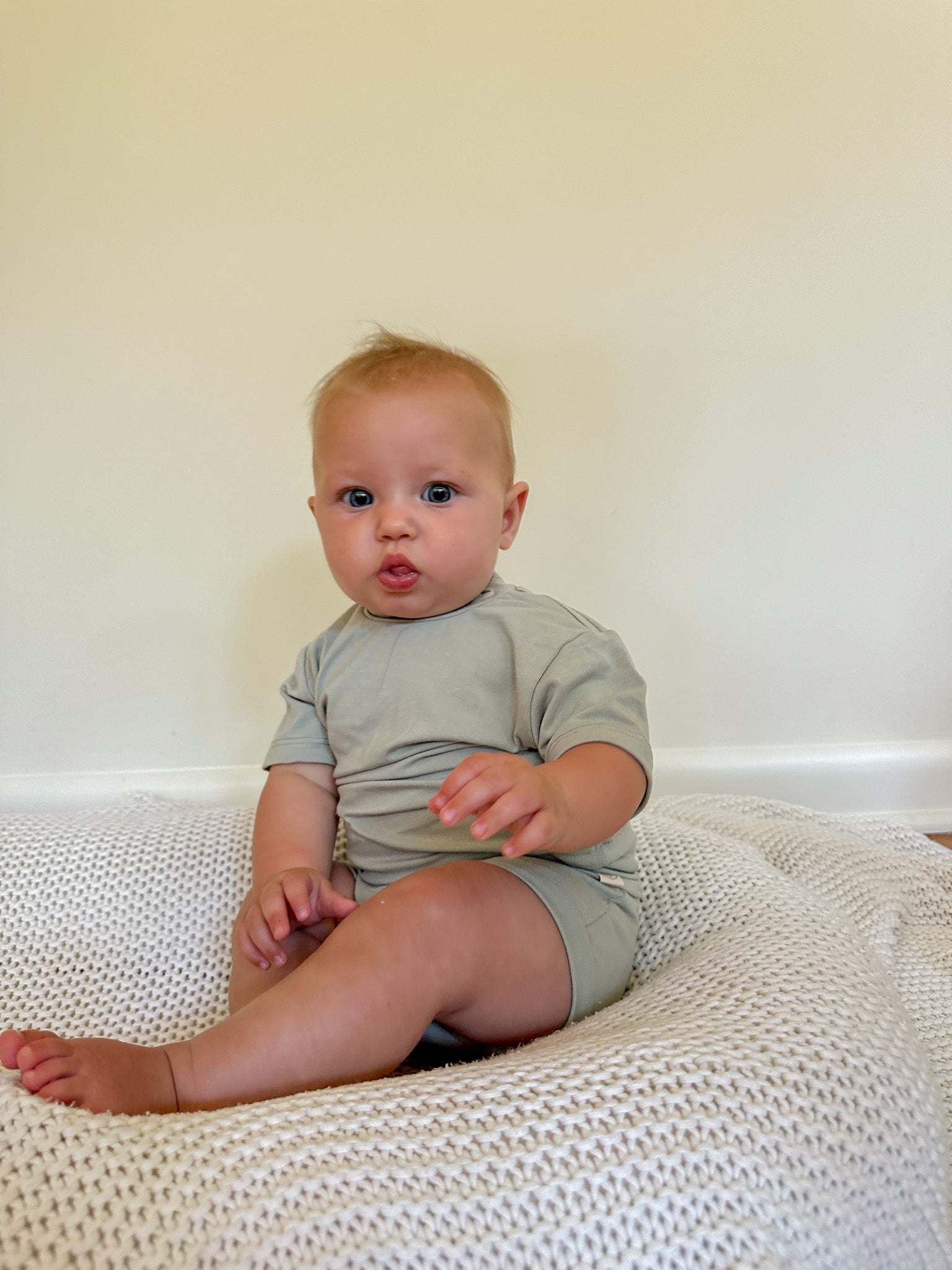 Fold-Over Bloomers | Baby & Toddler | Luxury Bamboo | Sage