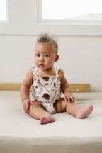 Grand Slam Bamboo Knotted Shortalls Romper