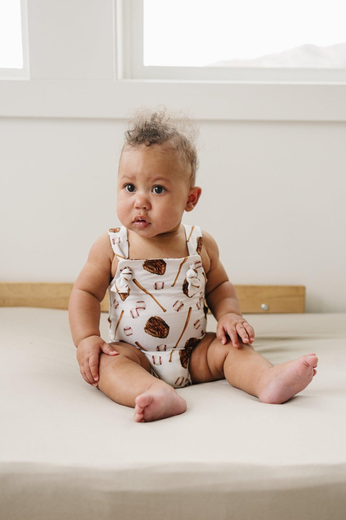 Grand Slam Bamboo Knotted Shortalls Romper