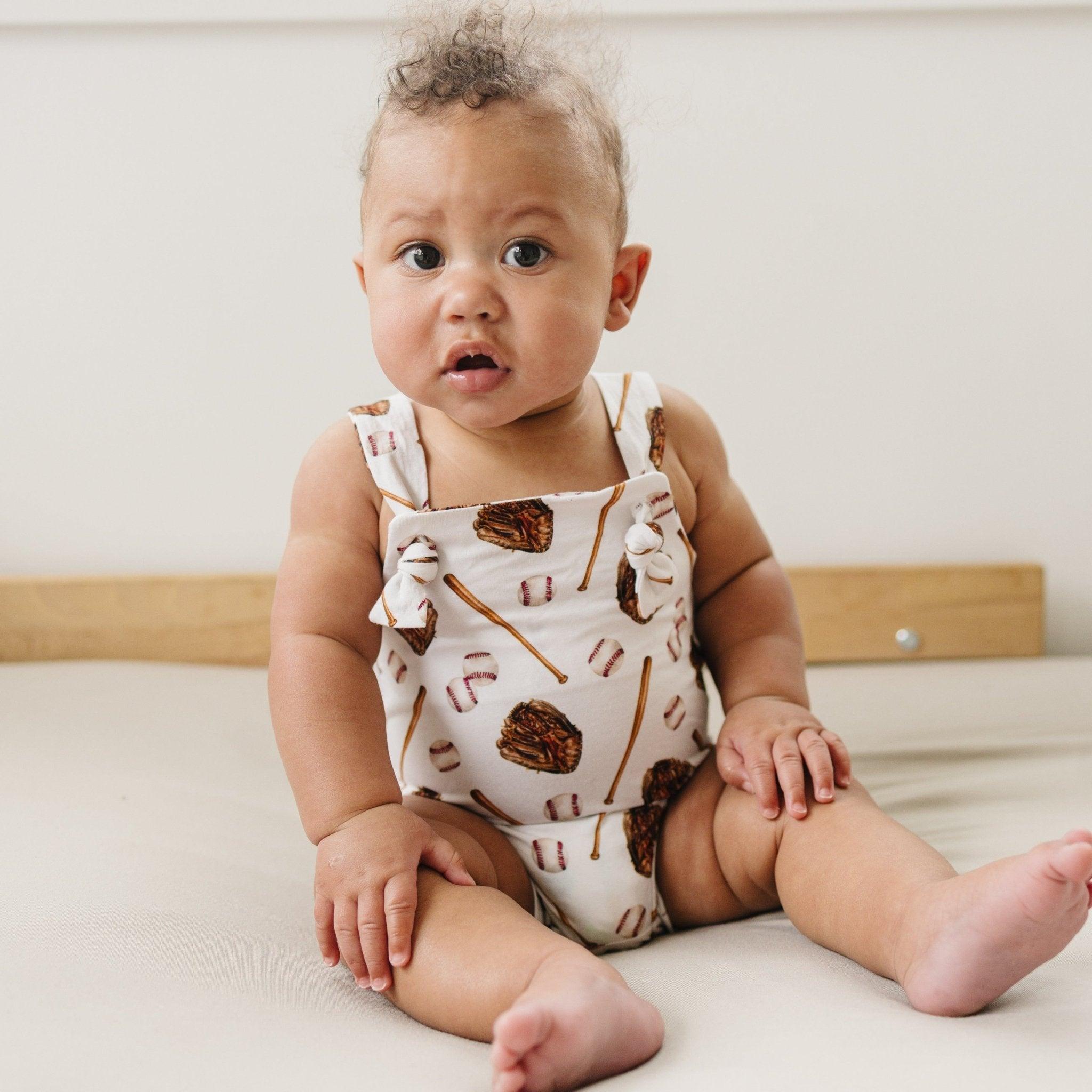 Grand Slam Bamboo Knotted Shortalls Romper