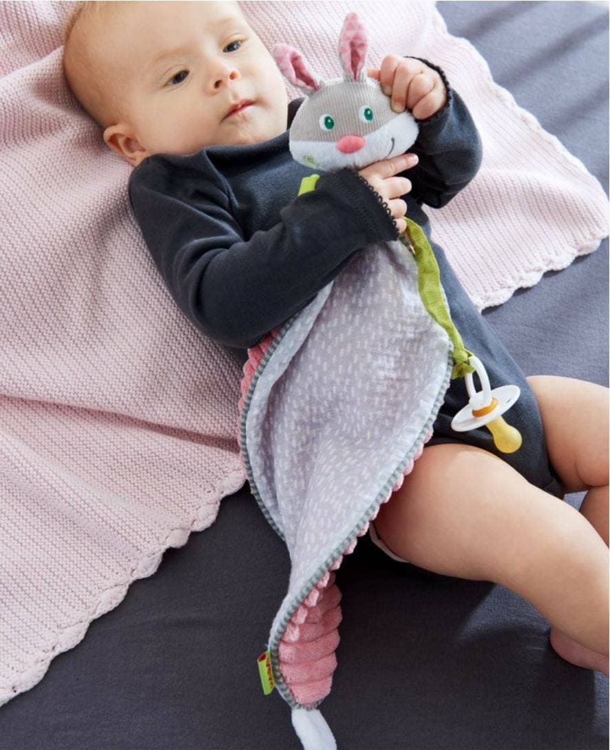 Bunny Lovey Baby Blankie Blanket