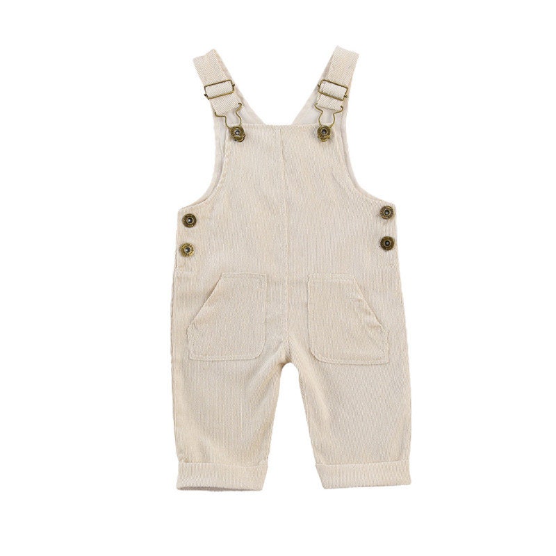 Double Pocket Corduroy Jumpsuit Romper