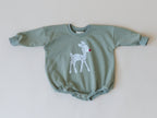 Rudolph Sweatshirt Romper