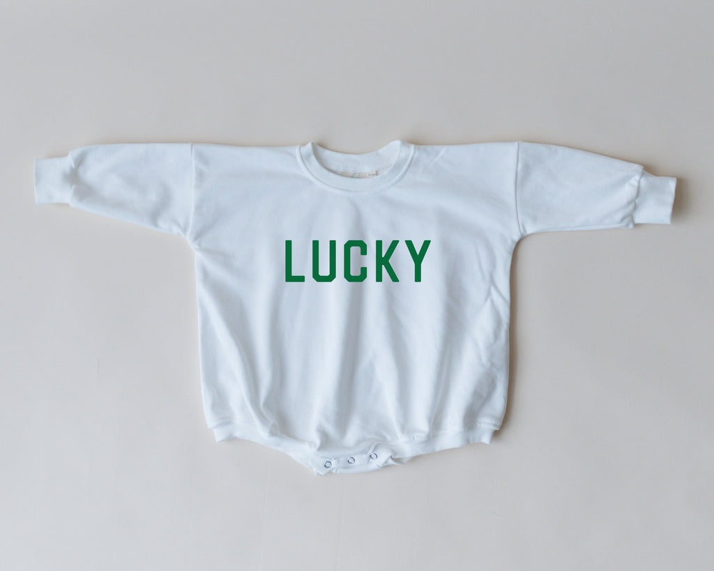 Lucky Sweatshirt - Crewneck or Romper