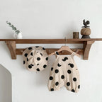Polka Dot Romper With Bucket Hat Set